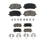 Front Rear Ceramic Brake Pads Kit For Toyota Highlander KCX-100197
