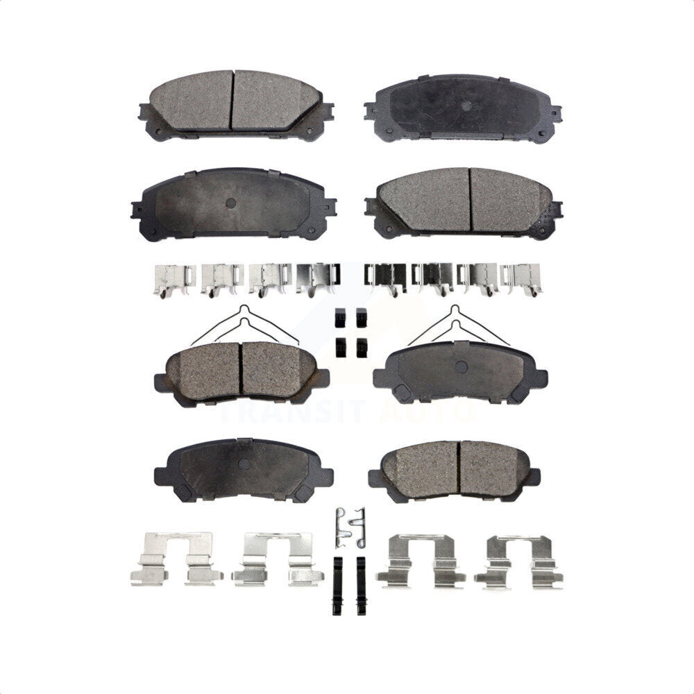 Front Rear Ceramic Brake Pads Kit For Toyota Highlander KTC-100140