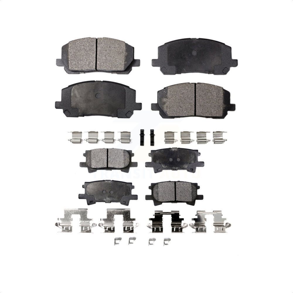 Front Rear Ceramic Brake Pads Kit For Toyota Highlander KTC-100451