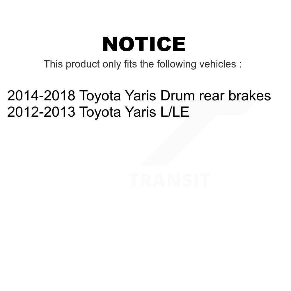 Front Rear Ceramic Brake Pads Kit For Toyota Yaris KCX-100382