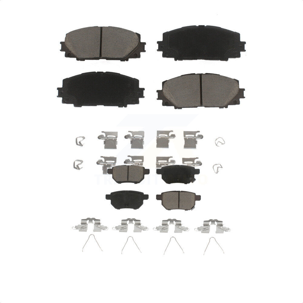 Front Rear Ceramic Brake Pads Kit For Toyota Yaris KCX-100382