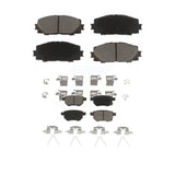 Front Rear Ceramic Brake Pads Kit For Toyota Yaris KCX-100382