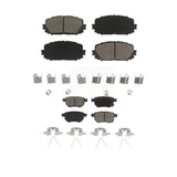 Front Rear Ceramic Brake Pads Kit For Toyota Yaris KCX-100383