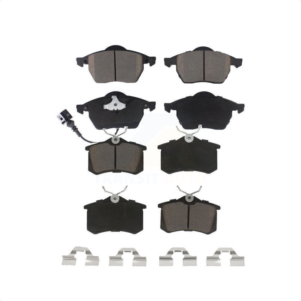 Front Rear Ceramic Brake Pads Kit For Volkswagen Beetle Jetta Golf Passat KCX-100164