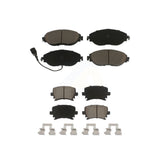 Front Rear Ceramic Brake Pads Kit For Volkswagen GTI CC KCX-100414