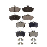 Front Rear Ceramic Brake Pads Kit For Volkswagen Golf Passat KTC-100369