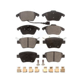 Front Rear Ceramic Brake Pads Kit For Volkswagen Jetta Beetle GTI Eos Golf Audi A3 Quattro KTC-100067