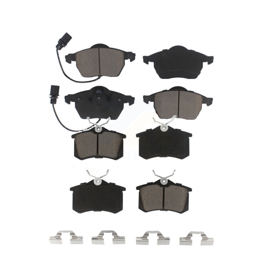 Front Rear Ceramic Brake Pads Kit For Volkswagen Passat Audi A4 Quattro A6 S6 KCX-100276