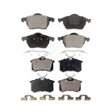 Front Rear Ceramic Brake Pads Kit For Volkswagen Passat Audi A4 Quattro A6 S6 KTC-100421