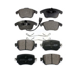 Front Rear Ceramic Brake Pads Kit For Volkswagen Passat Audi Q3 Quattro KTC-100516