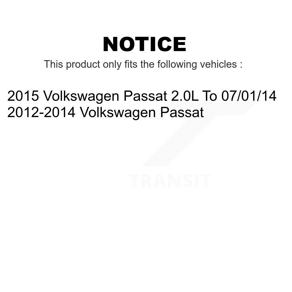Front Rear Ceramic Brake Pads Kit For Volkswagen Passat KCX-100326
