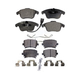 Front Rear Ceramic Brake Pads Kit For Volkswagen Tiguan Audi Q3 Limited Quattro KTC-100168