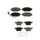 Front Rear Ceramic Brake Pads Kit For Volkswagen Tiguan Jetta Audi Golf R S3 Q3 Arteon KCX-100449