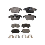 Front Rear Ceramic Brake Pads Kit For Volvo S60 XC70 Land Rover Range Evoque V60 S80 LR2 V70 KTC-100133