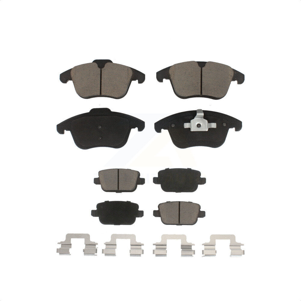 Front Rear Ceramic Brake Pads Kit For Volvo S80 Land Rover LR2 KCX-100362