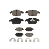 Front Rear Ceramic Brake Pads Kit For Volvo S80 Land Rover LR2 KCX-100362
