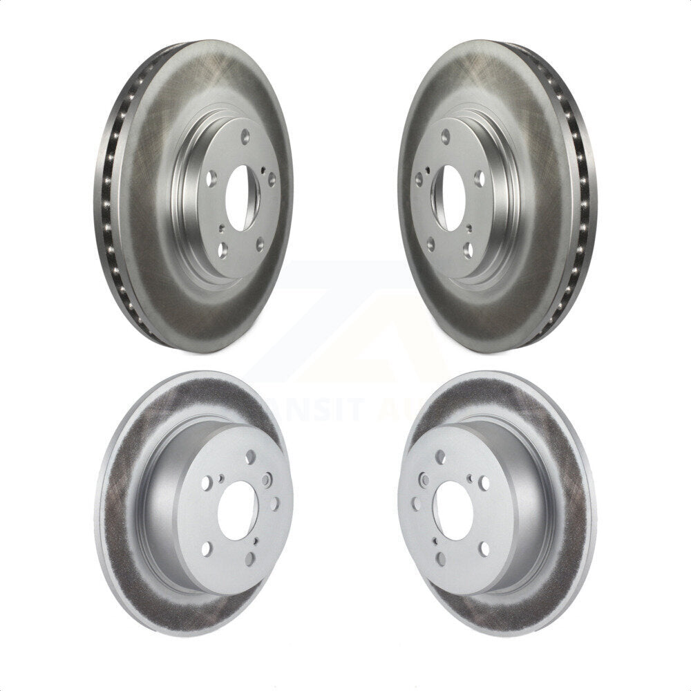 Front Rear Coated Disc Brake Rotors Kit For 1999-2003 Lexus RX300 AWD KG-100897