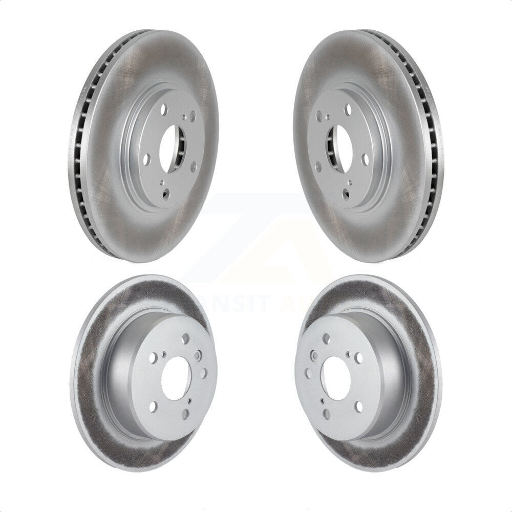 Front Rear Coated Disc Brake Rotors Kit For 2001-2003 Toyota Highlander AWD KG-100944