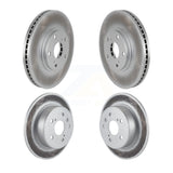 Front Rear Coated Disc Brake Rotors Kit For 2001-2003 Toyota Highlander AWD KG-100944