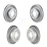 Front Rear Coated Disc Brake Rotors Kit For 2001-2007 Toyota Sequoia KG-100899