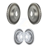 Front Rear Coated Disc Brake Rotors Kit For 2002-2004 Honda CR-V KG-100914