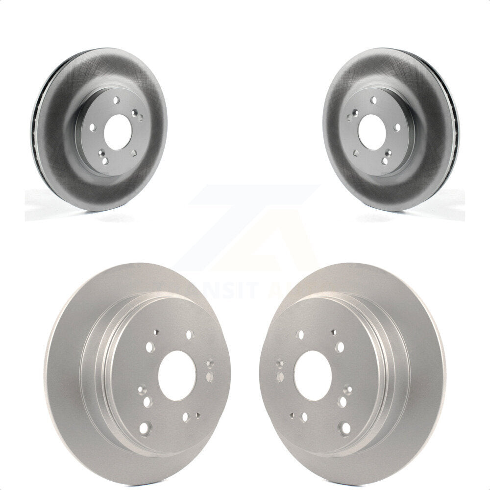 Front Rear Coated Disc Brake Rotors Kit For 2002-2004 Honda Odyssey KG-100892