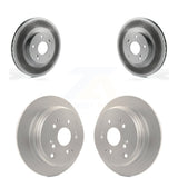 Front Rear Coated Disc Brake Rotors Kit For 2002-2004 Honda Odyssey KG-100892