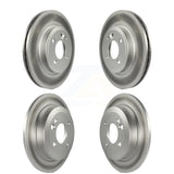 Front Rear Coated Disc Brake Rotors Kit For 2002-2005 Mini Cooper With 276mm Diameter Rotor KG-100943