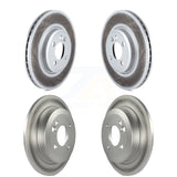Front Rear Coated Disc Brake Rotors Kit For 2002-2005 Mini Cooper With 294mm Diameter Rotor KG-101069