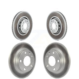 Front Rear Coated Disc Brake Rotors Kit For 2002 Audi S4 KG-100902