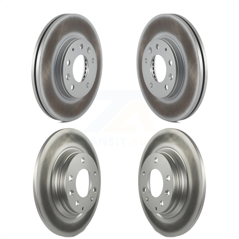 Front Rear Coated Disc Brake Rotors Kit For 2003-2005 Mazda 6 KG-100961