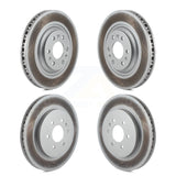 Front Rear Coated Disc Brake Rotors Kit For 2004-2009 Cadillac SRX KG-100717