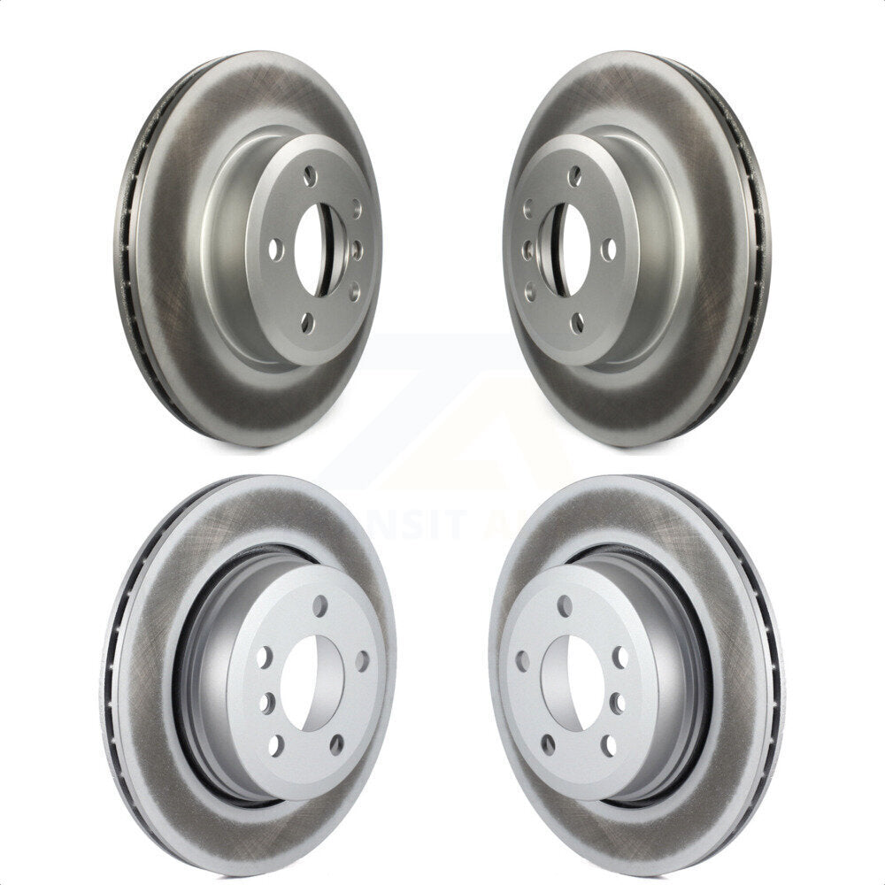 Front Rear Coated Disc Brake Rotors Kit For 2004-2010 BMW X3 KG-101004