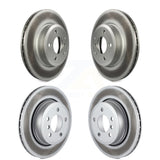 Front Rear Coated Disc Brake Rotors Kit For 2004-2010 BMW X3 KG-101004