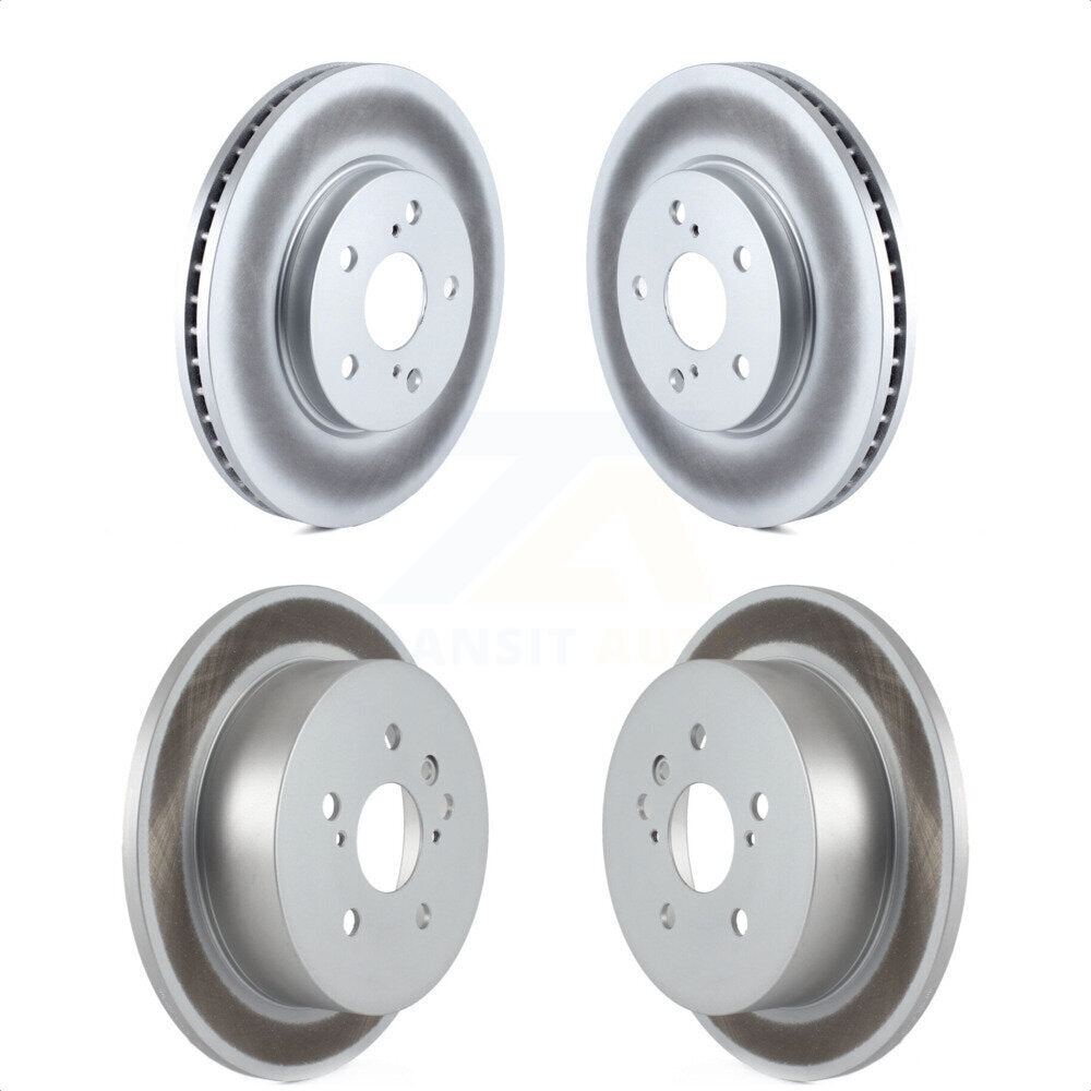 Front Rear Coated Disc Brake Rotors Kit For 2004-2010 Toyota Sienna KG-100918