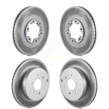 Front Rear Coated Disc Brake Rotors Kit For 2004 Nissan Pathfinder From 08 KG-101752