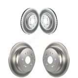 Front Rear Coated Disc Brake Rotors Kit For 2005-2006 Honda CR-V KG-100970