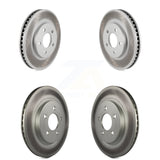 Front Rear Coated Disc Brake Rotors Kit For 2005-2010 Ford Mustang Base KG-100780