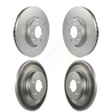 Front Rear Coated Disc Brake Rotors Kit For 2006-2010 2012-2017 Mazda 5 KG-100960