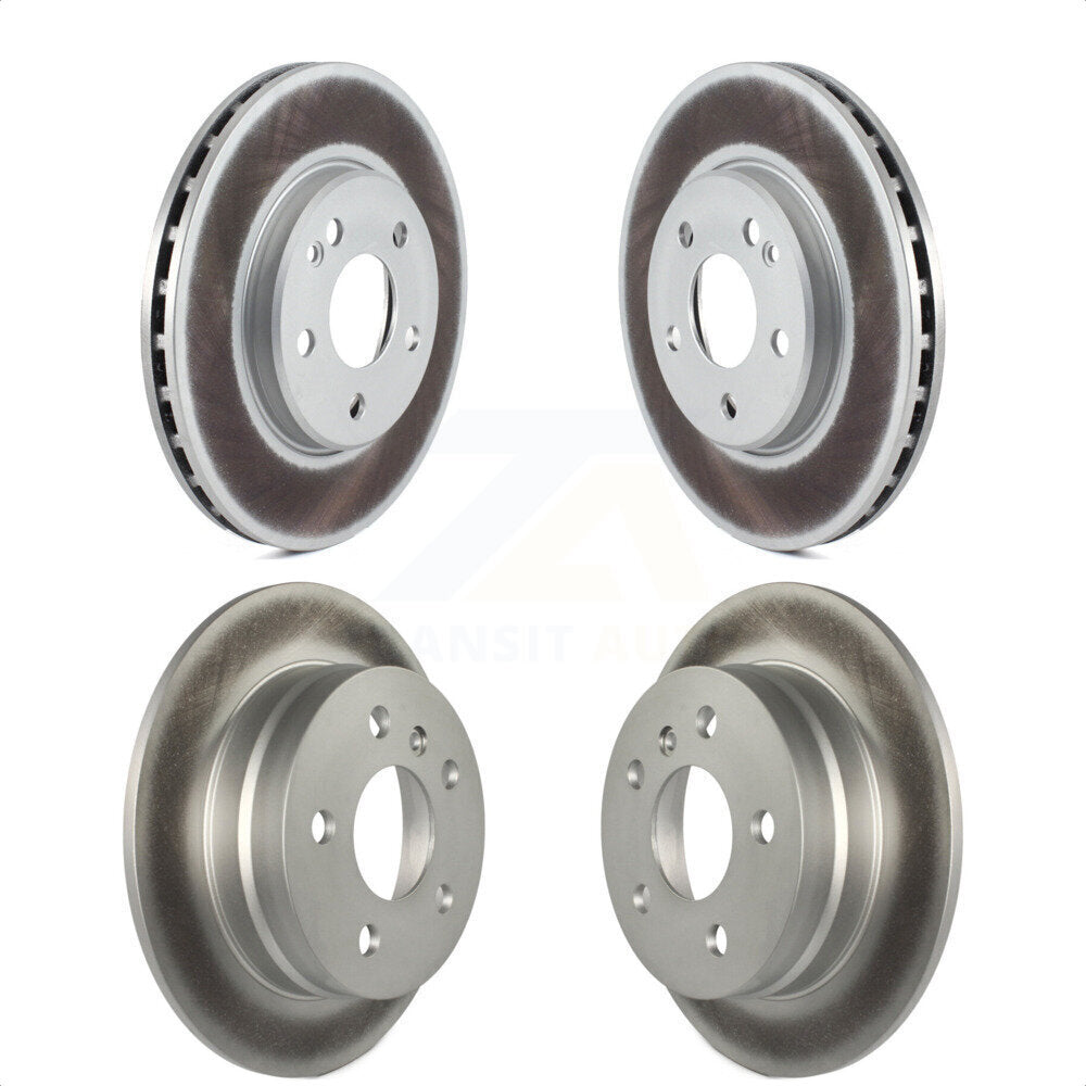 Front Rear Coated Disc Brake Rotors Kit For 2006-2011 Mercedes-Benz B200 KG-101101