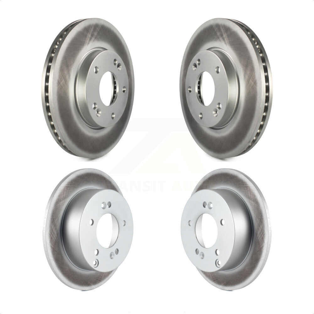 Front Rear Coated Disc Brake Rotors Kit For 2007-2009 Kia Rondo KG-101065