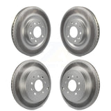 Front Rear Coated Disc Brake Rotors Kit For 2007-2015 Mazda CX-9 KG-101059