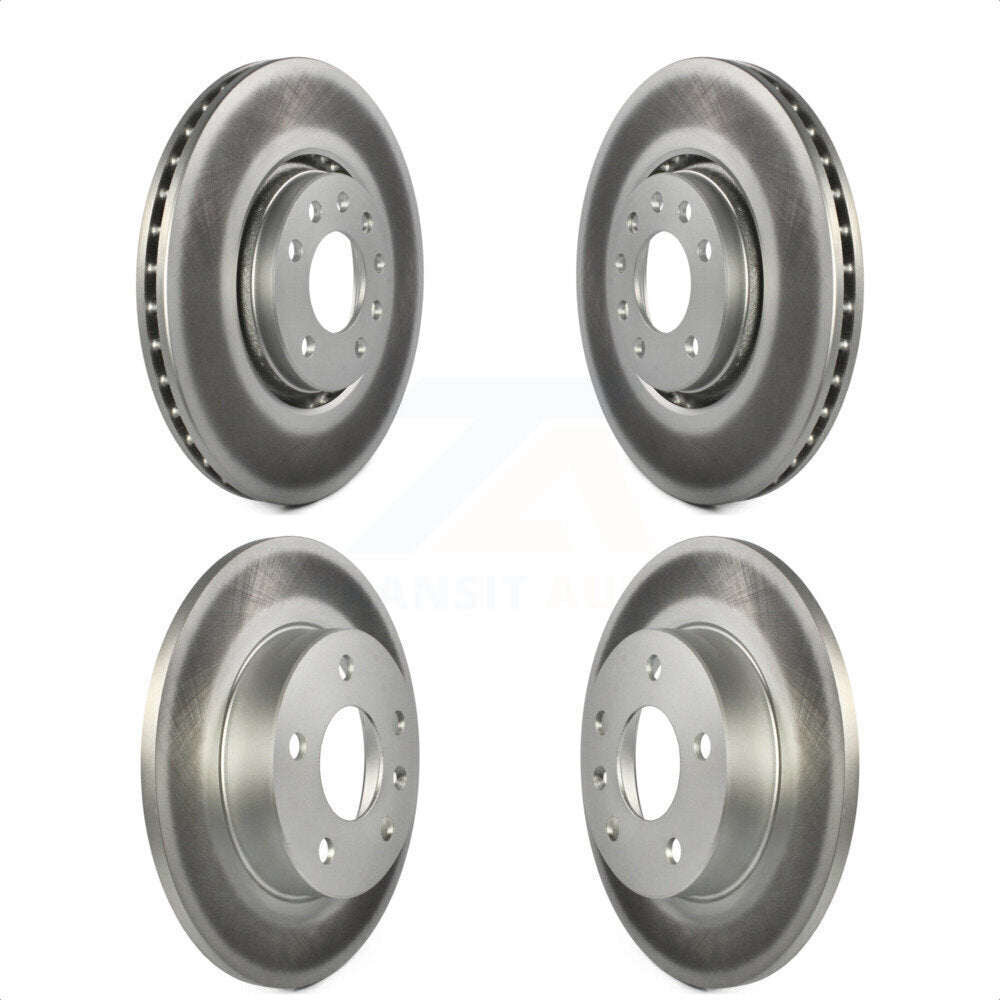 Front Rear Coated Disc Brake Rotors Kit For 2008-2009 Saturn Astra KG-100910