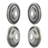 Front Rear Coated Disc Brake Rotors Kit For 2008-2009 Saturn Astra KG-100910