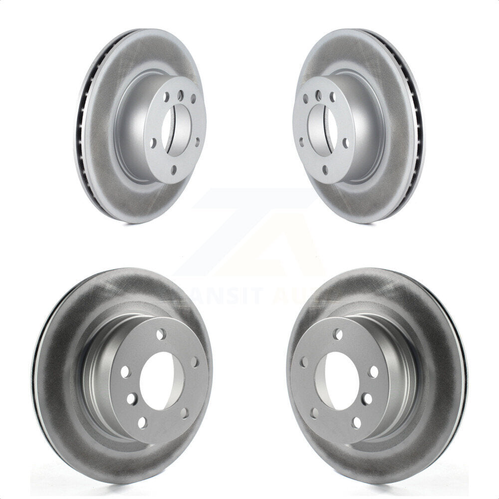 Front Rear Coated Disc Brake Rotors Kit For 2008-2013 BMW 128i KG-101038