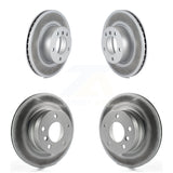 Front Rear Coated Disc Brake Rotors Kit For 2008-2013 BMW 128i KG-101038