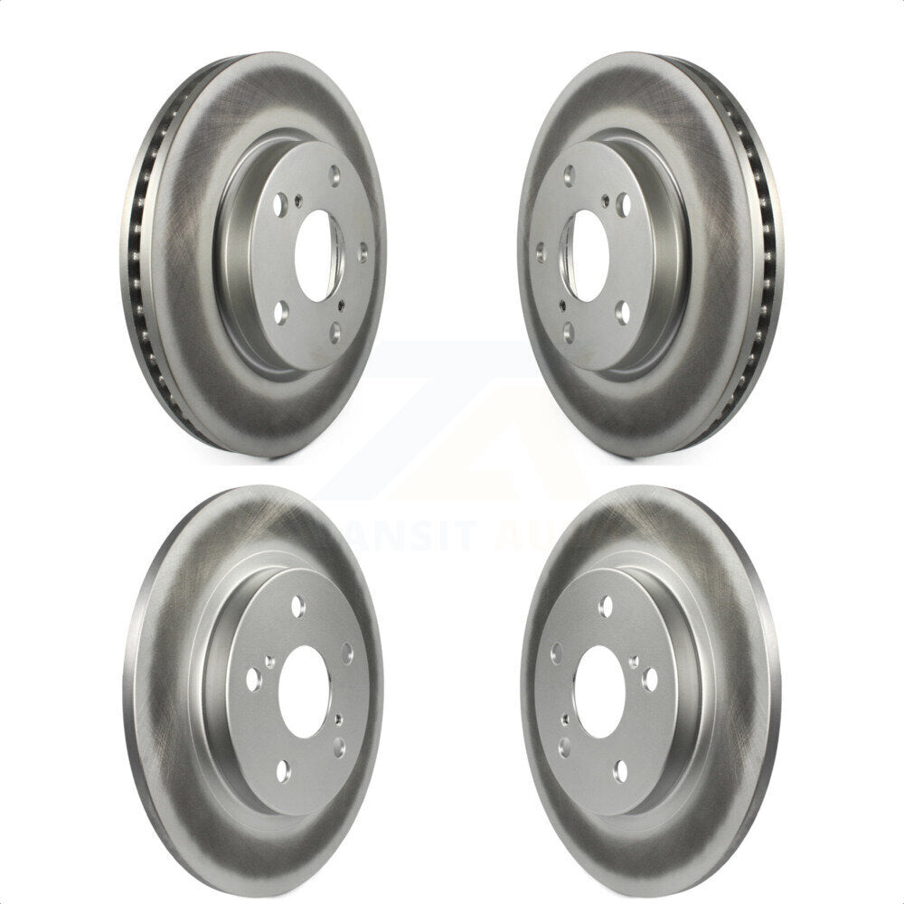 Front Rear Coated Disc Brake Rotors Kit For 2008-2015 Scion xB KG-101035