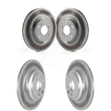 Front Rear Coated Disc Brake Rotors Kit For 2009-2014 Acura TL KG-101117