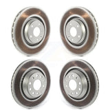 Front Rear Coated Disc Brake Rotors Kit For 2009-2015 Audi TTS Quattro KG-101266