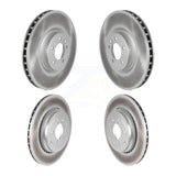 Front Rear Coated Disc Brake Rotors Kit For 2010-2013 Land Rover Range Sport Supercharged KG-101148